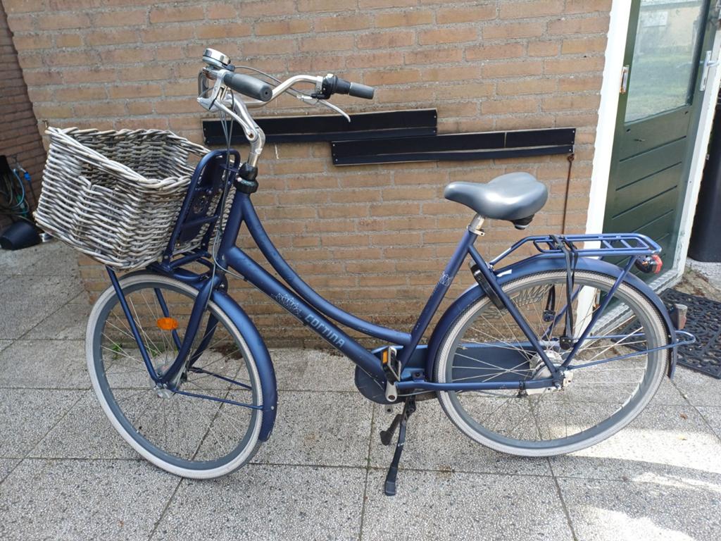 Cortina  U5 Roots Jeans Blue., Ophalen, Gebruikt, Cortina transport fiets, Versnellingen