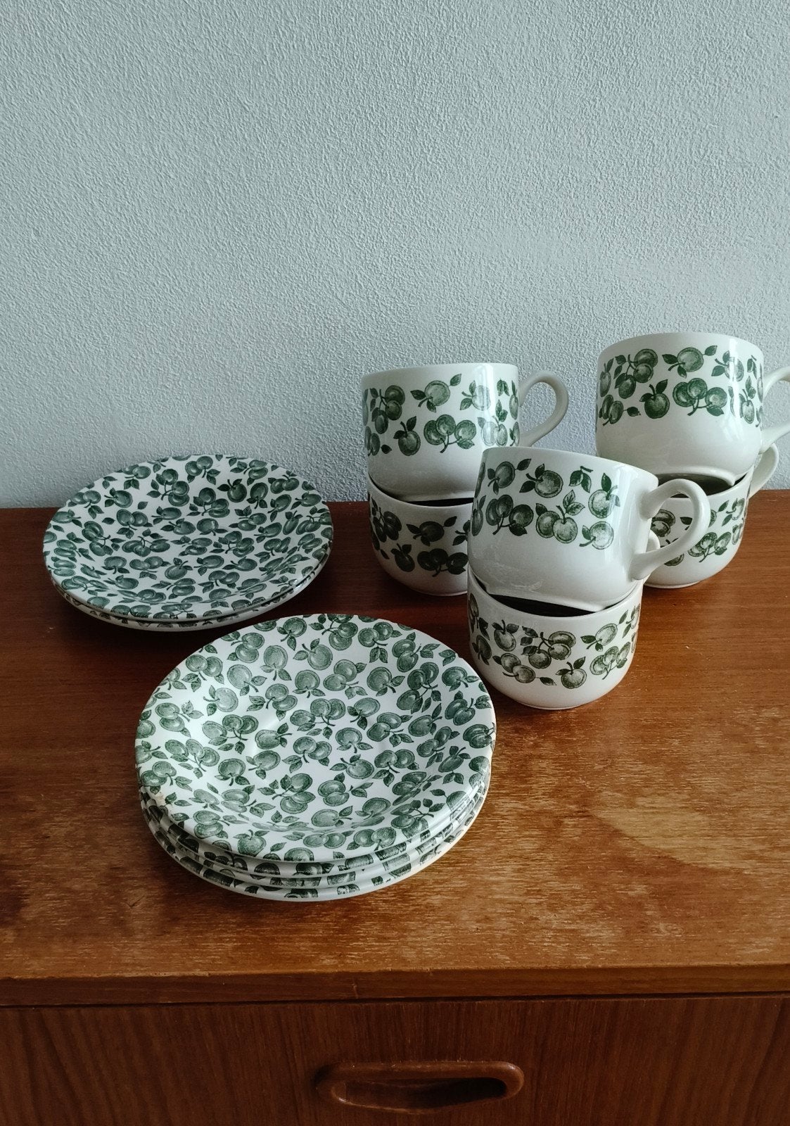6x kop en schotel Vintage Engels Servies, Huis en Inrichting, Overige merken, Vintage, Ophalen of Verzenden, Zo goed als nieuw