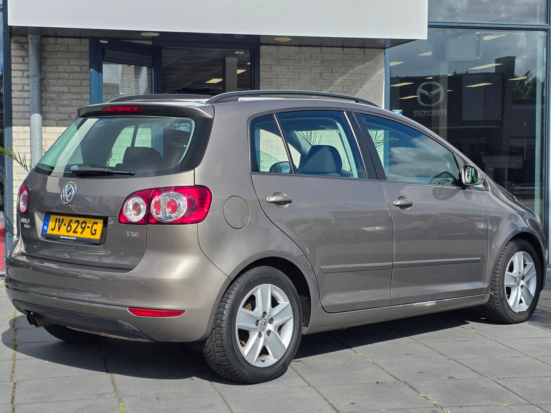 Volkswagen Golf Plus 1.4 TSI Highline – Automaat – Airco, Euro 5, Gebruikt, Bruin, Alcantara