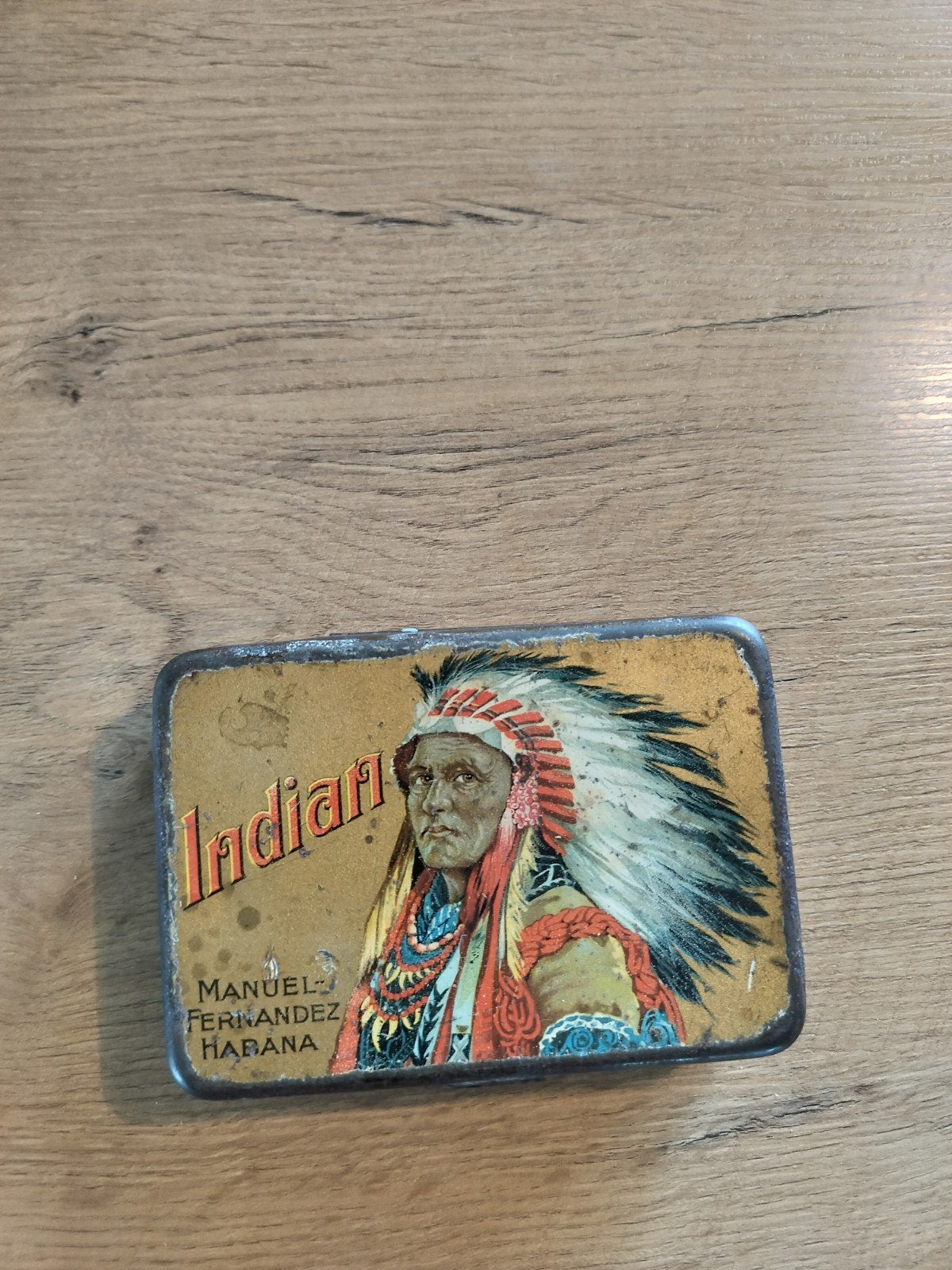 Indian sigaretten blik, Verzamelen, Blikken, Ophalen of Verzenden, Overige