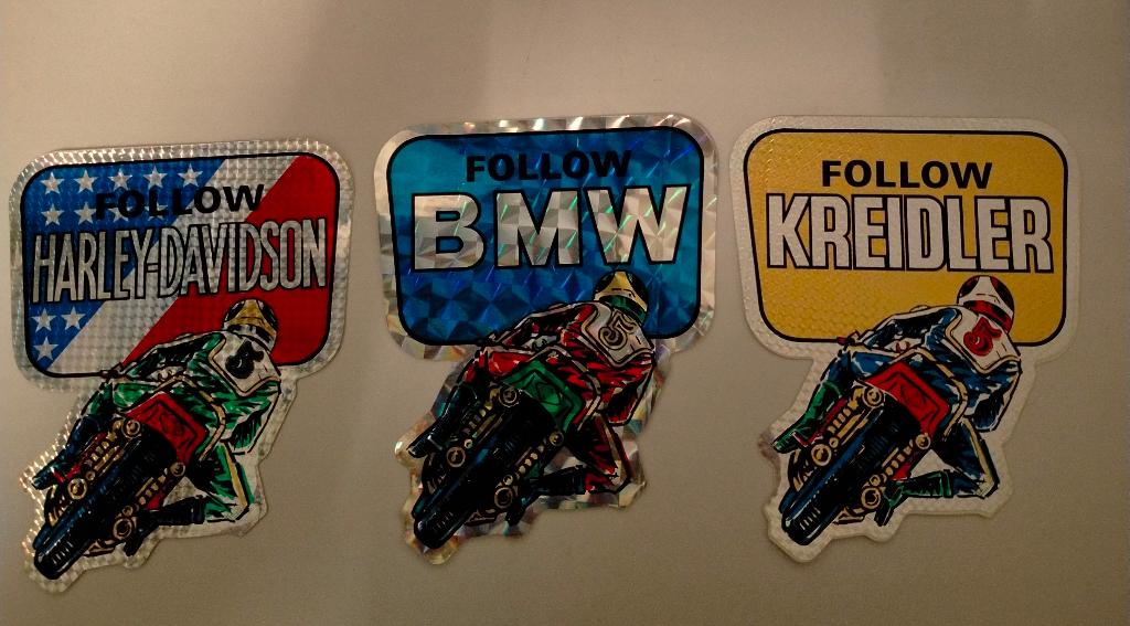 Puch Yamaha Suzuki Kreidler motor motoren vintage sticker, Verzamelen, Stickers, Zo goed als nieuw, Auto of Motor, Ophalen of Verzenden
