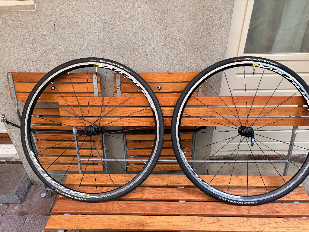Mavic Aksium wielset 700c, Fietsen en Brommers, Gebruikt, Aluminium, Mavic, Racefiets