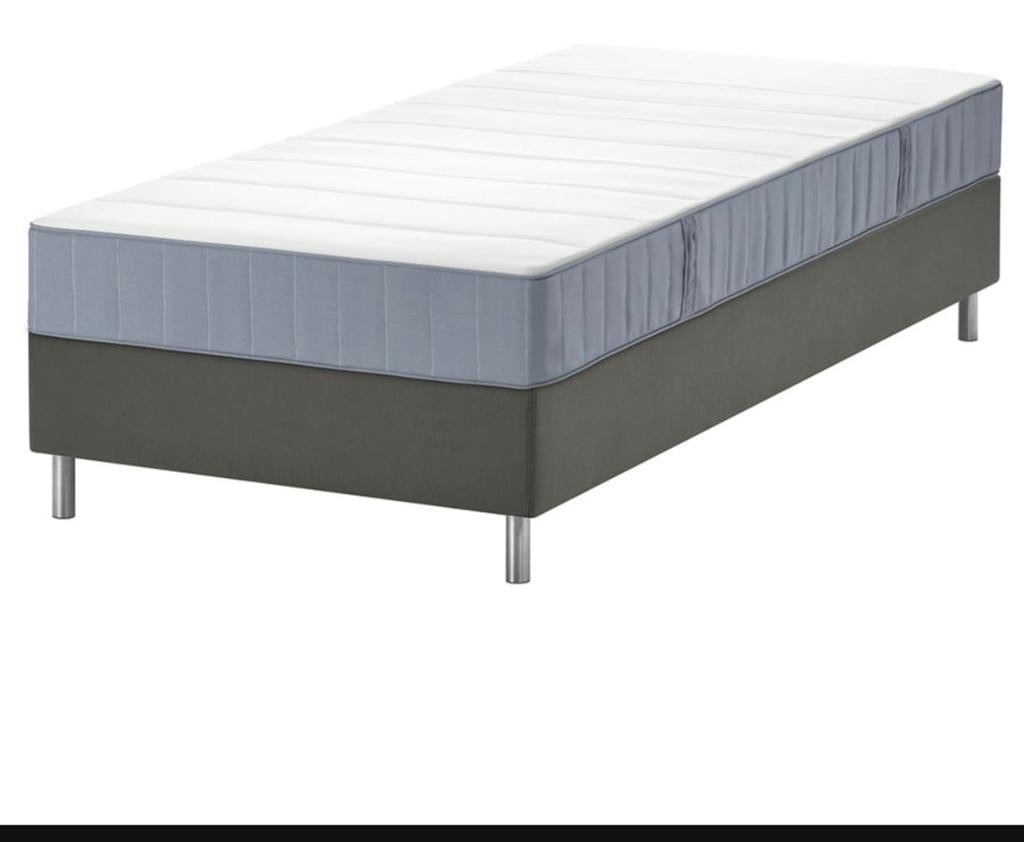 Boxspring Ikea, Huis en Inrichting, Slaapkamer | Bedden, 90 cm, Eenpersoons, Ophalen of Verzenden, Zo goed als nieuw