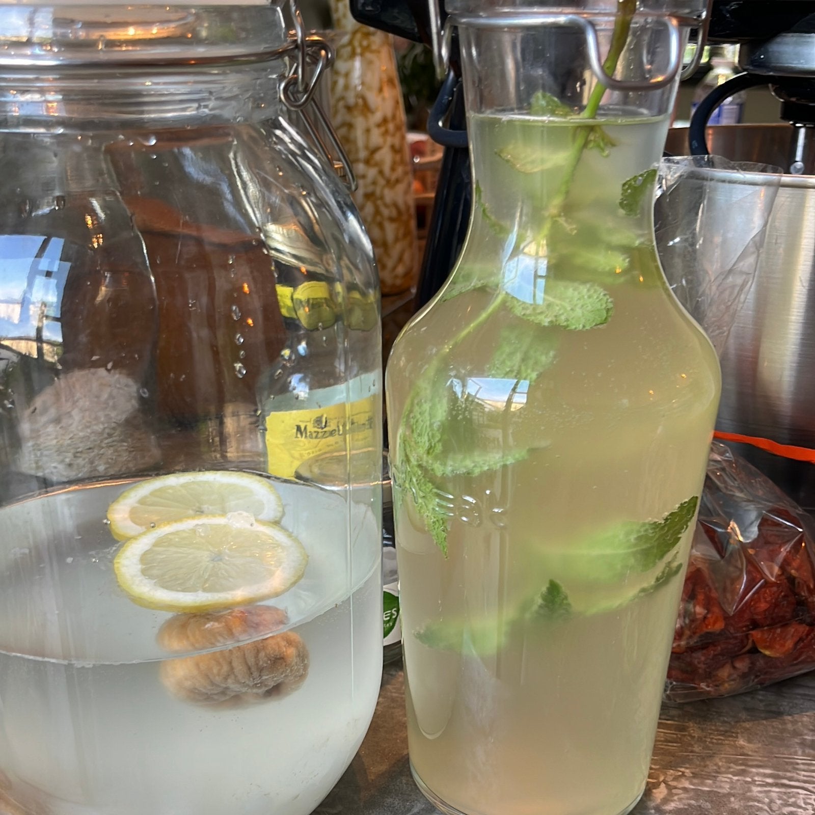 Waterkefir korrels, Ophalen