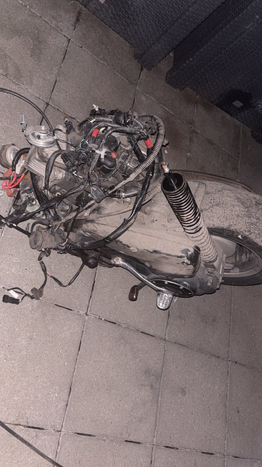 Vespa sprint blok zonder blok nummers  met kabelboom erbij, Ophalen of Verzenden