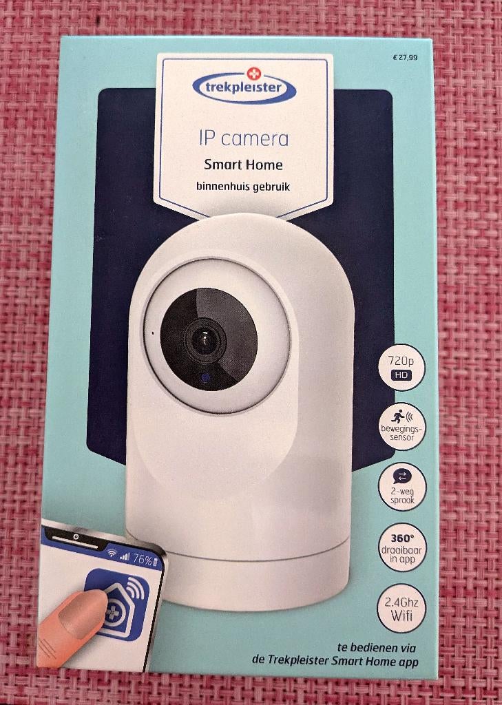 Draaibare Tuya wifi HD camera. *nieuw*, Ophalen of Verzenden, Nieuw, Binnencamera