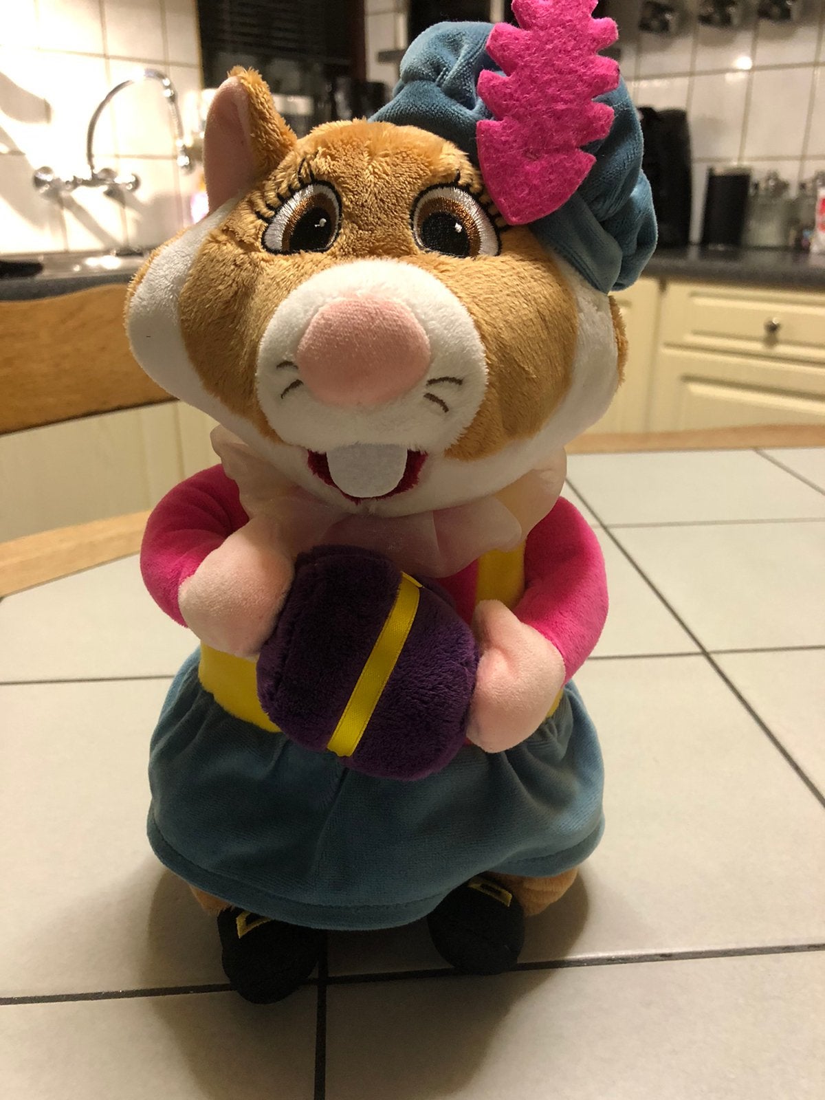 Piet AH hamster knuffel, Hamster, Ophalen of Verzenden, Zo goed als nieuw, Middelgroot (20 tot 80 cm)
