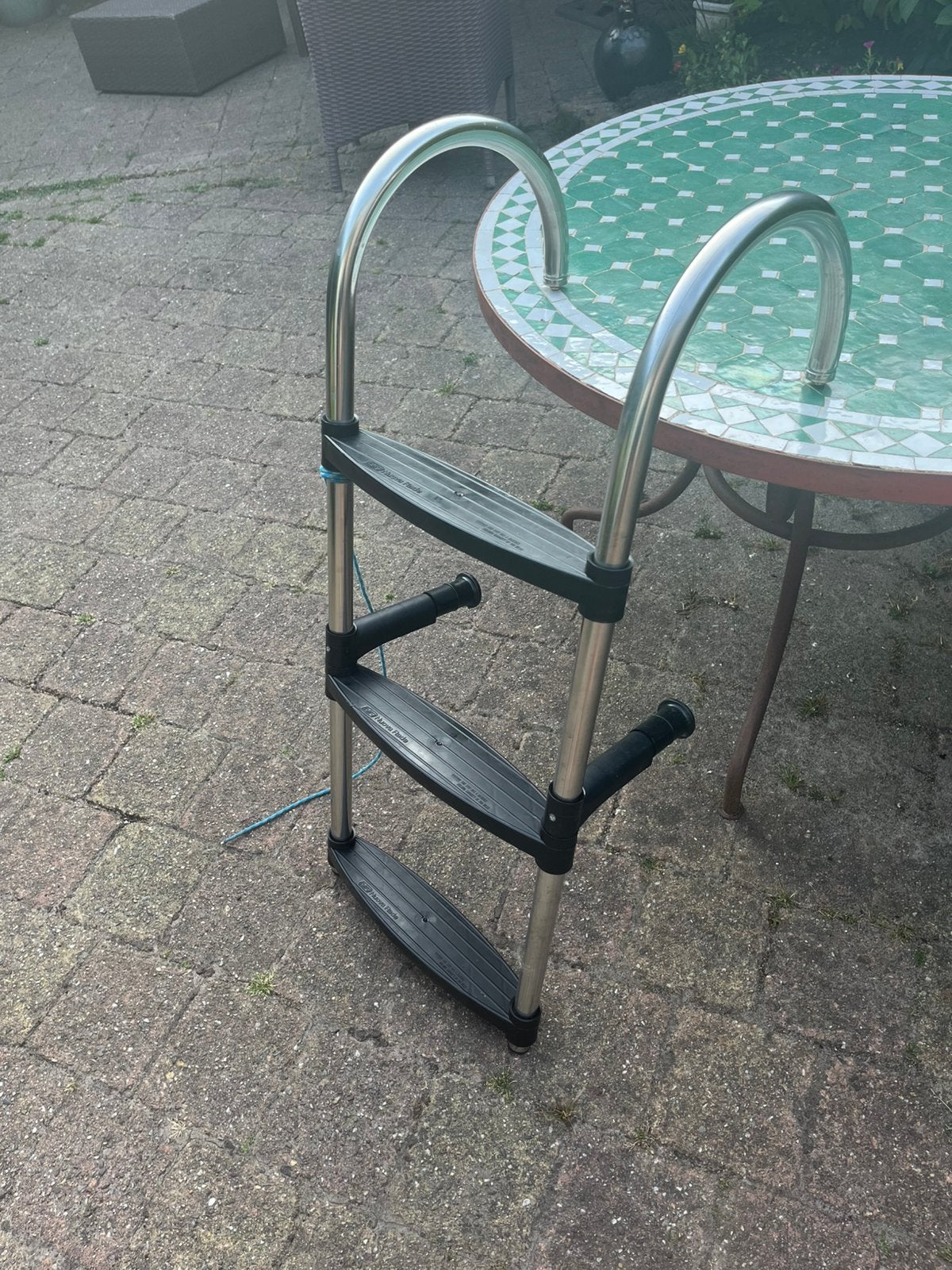 Lalizas zwemtrap 3 treden RVS, Ophalen, Zo goed als nieuw, Overige typen