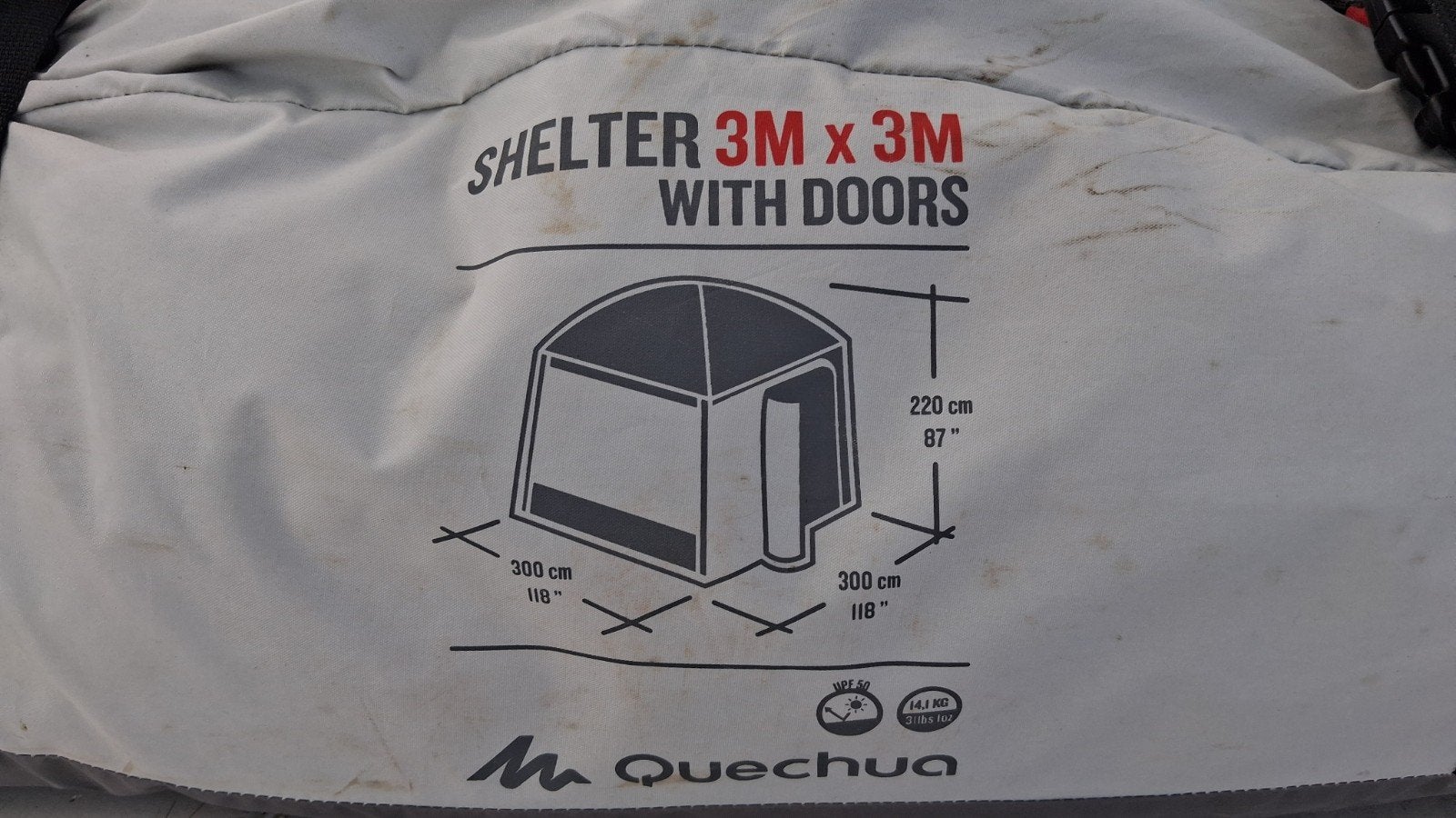 3x3 meter tent, Caravans en Kamperen, Ophalen of Verzenden, Gebruikt