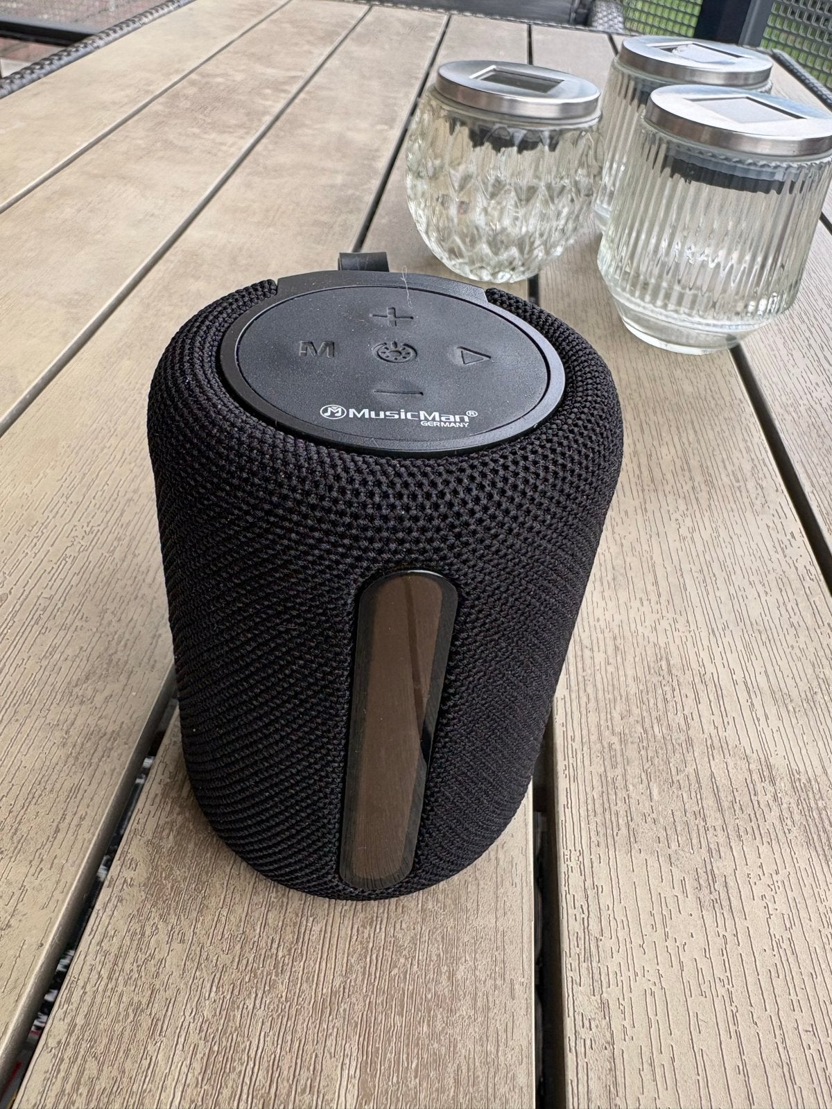 MusicMan Draagbare Bluetooth Speaker met Lichteffecten