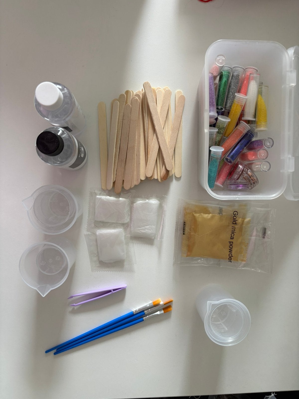 Epoxy set met veel mallen, Ophalen, Zo goed als nieuw