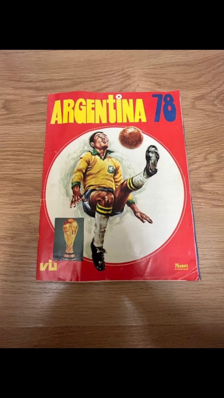 Panini vanderhout wk 78 argentina, Ophalen of Verzenden, Zo goed als nieuw, Buitenlandse clubs, Poster, Plaatje of Sticker