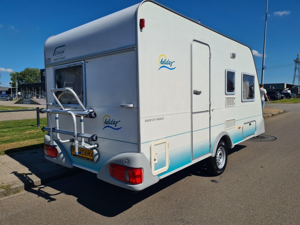 Eifelland Holiday 415 TM, Caravans en Kamperen, Caravans, Overige typen, Bedrijf, Treinzit, 750 - 1000 kg
