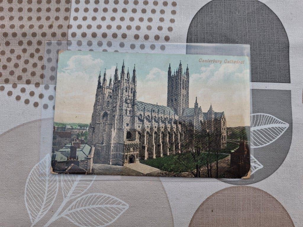 Oude Ansichtkaart Canterbury Kathedraal Engeland, Ophalen of Verzenden, Voor 1920, Ongelopen, Engeland