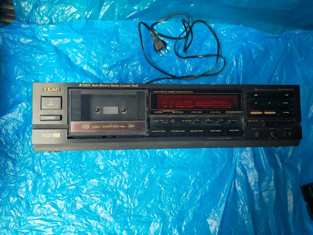 TEAC R-616X Auto Reverse Stereo Cassette Deck alleen ophalen, Audio, Tv en Foto, Cassettedecks, Enkel, Overige merken, Auto-reverse