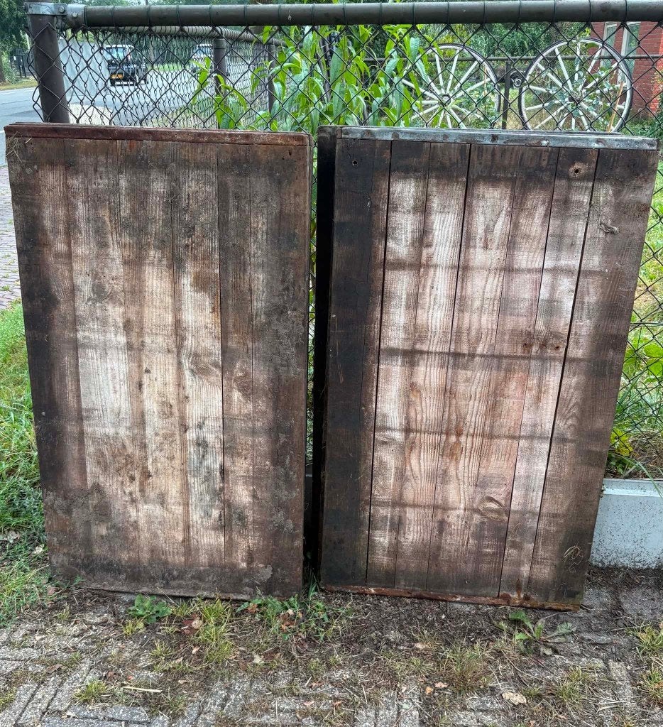 steenschotten, Ophalen, Gebruikt, Hout