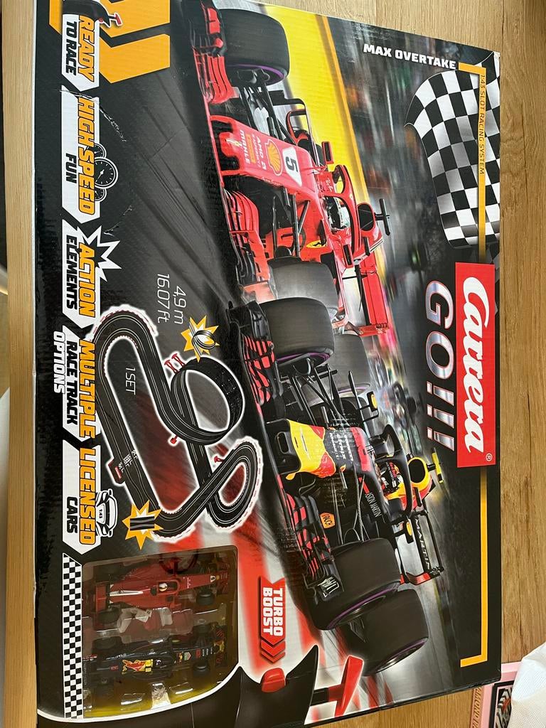 Carrera Go Formule 1 Racebaan - Max Overtake, Racebaan, Carrera, Ophalen of Verzenden, Zo goed als nieuw