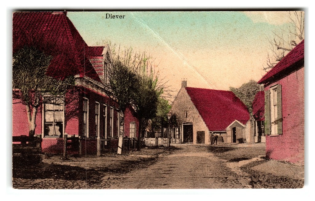 Diever. Lees beschrijving, Verzenden, 1920 tot 1940, Gelopen, Drenthe