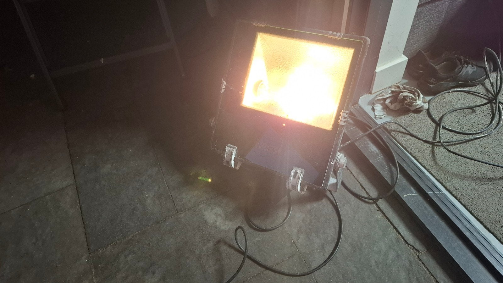 Fenon Basic 400W Bouwlamp / Schijnwerper, Ophalen, Gebruikt, 200 tot 500 watt, Lamp met armatuur