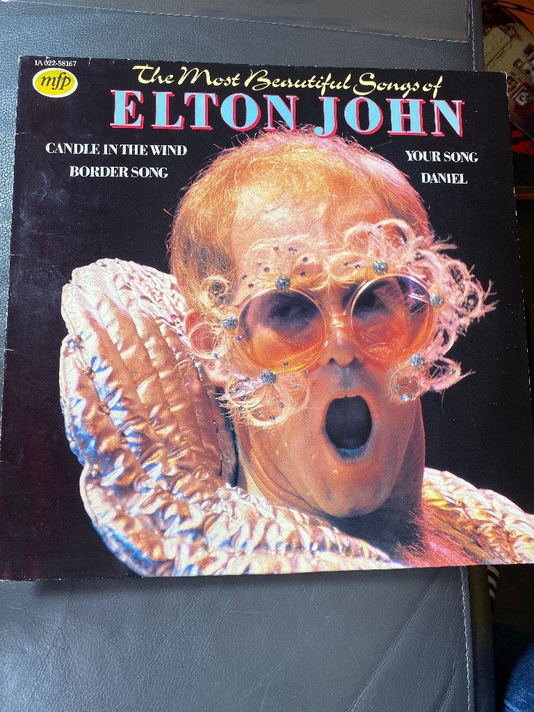 Elton John - The Most Beautiful Songs (LP, 1983), LP, Gebruikt, Ophalen of Verzenden, Complilatie