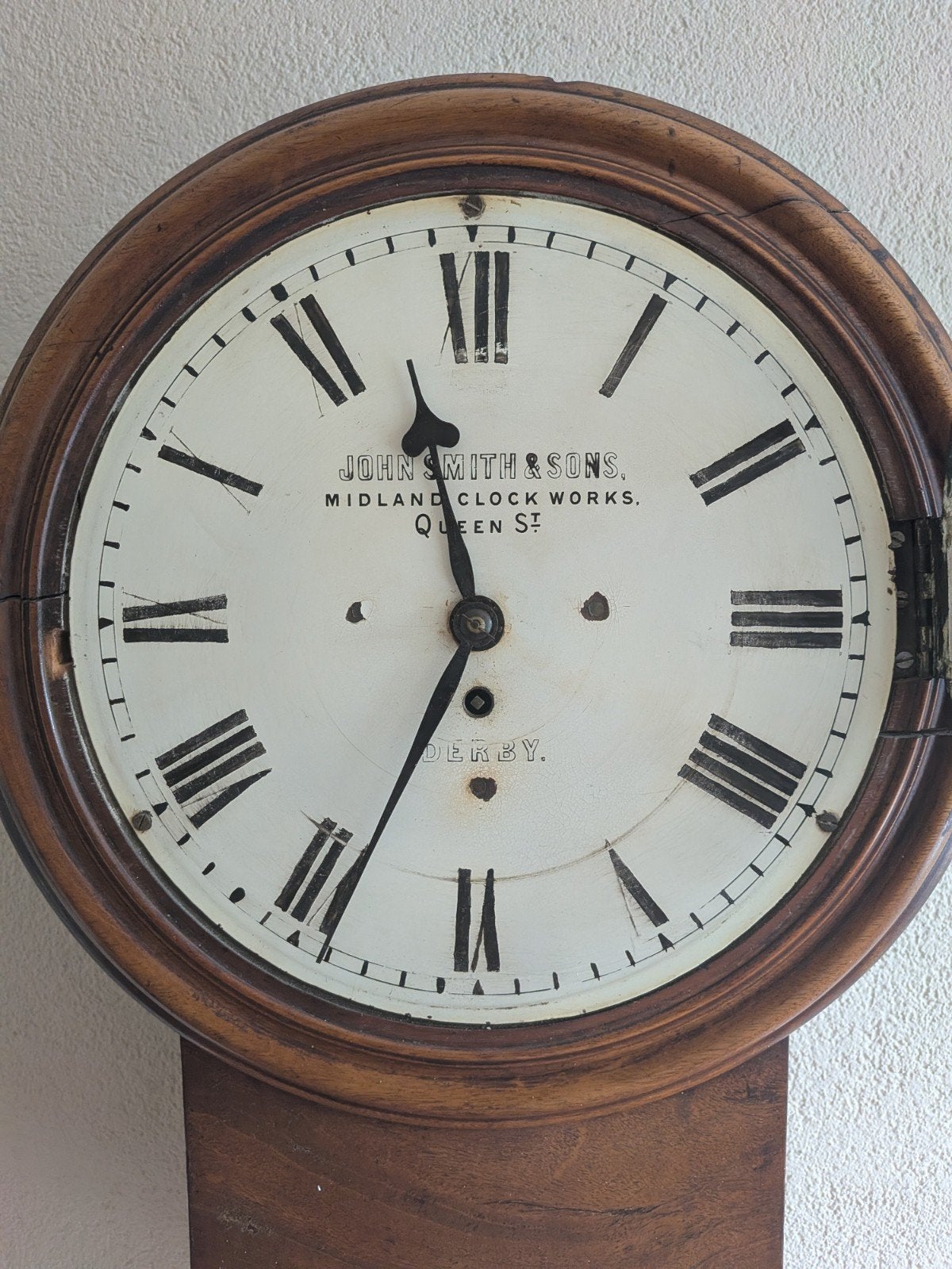 Unieke Antieke Britse Stationsklok – John Smith & Sons, Ophalen