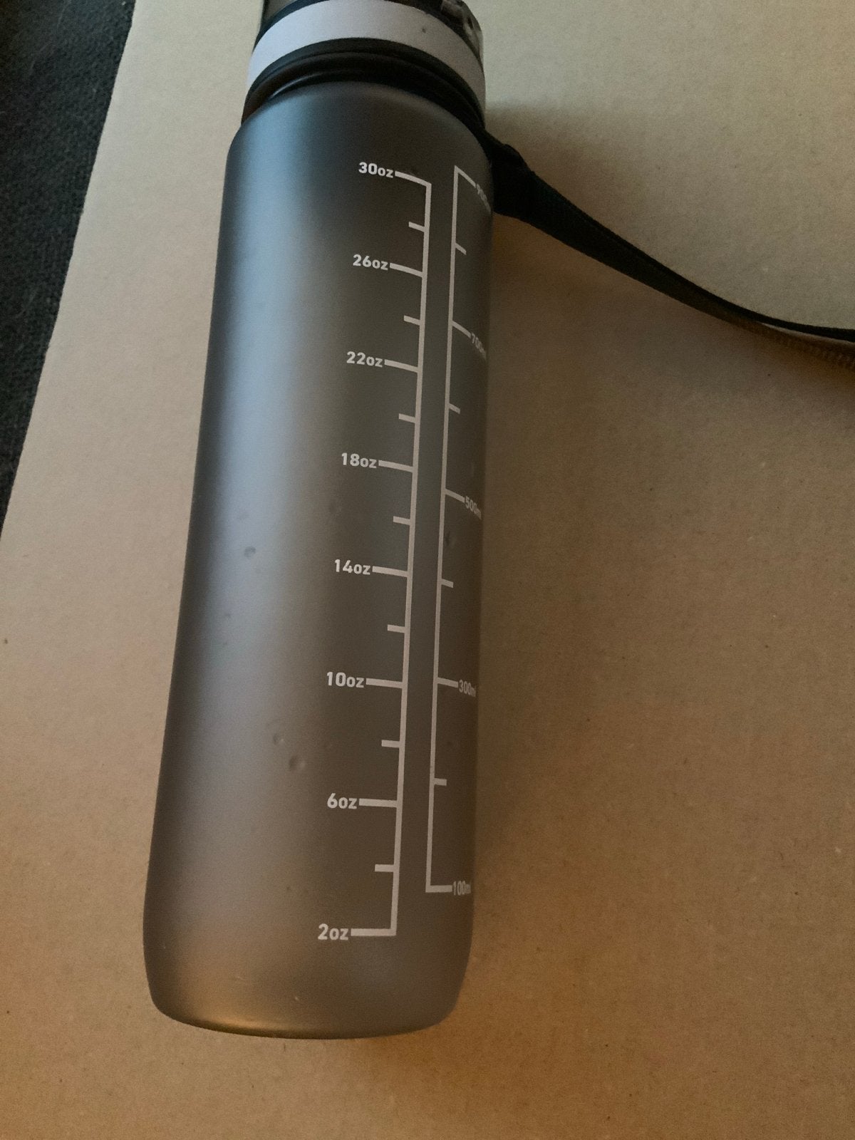 Sport bidon met maataanduiding - 1 liter, Ophalen, Zo goed als nieuw