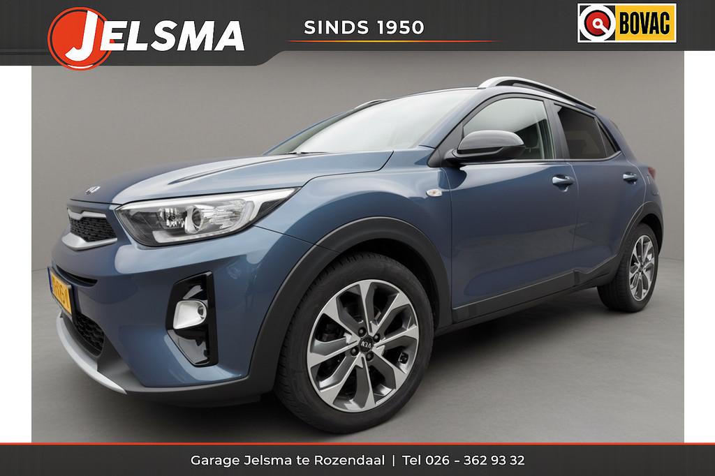 Kia Stonic 1.0 T-GDi DynamicLine 100pk, Navi | Trekhaak, Auto's, Kia, Gebruikt, Euro 6, Blauw, 49 €/maand