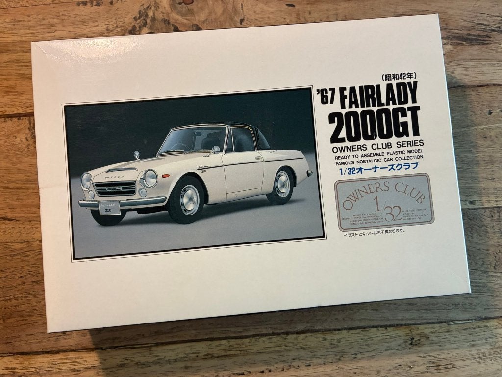 1967 Fairlady 2000 1/32 Owners Club Series, Ophalen of Verzenden, 1:32 tot 1:50, Auto, Overige merken