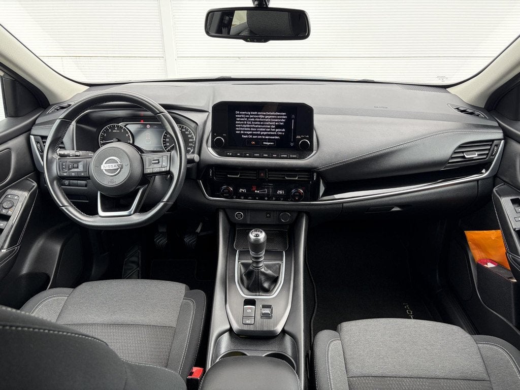Nissan Qashqai 1.3 MHEV N-Style / Trekhaak ( 1400 kg ) / App, Auto's, Nissan, Voorwielaandrijving, 1304 kg, Stof, Gebruikt