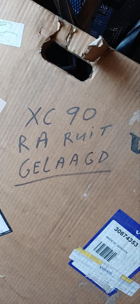 Rechter achterruit gelaagd glas VOLVO XC 90., Ophalen of Verzenden, Nieuw, Volvo