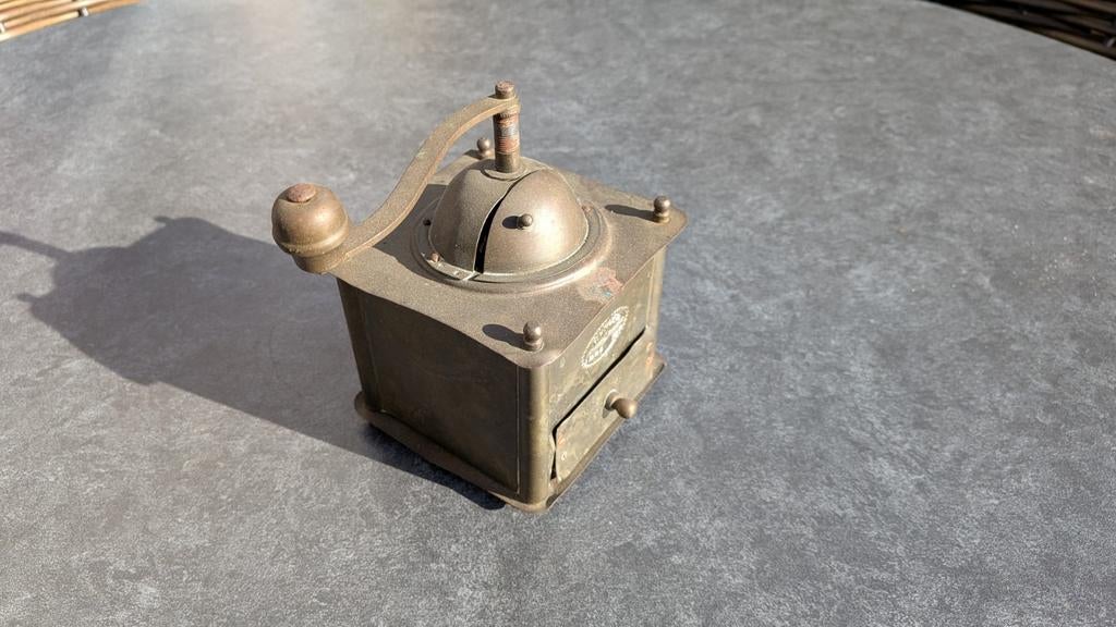 Antieke Rekord koffiemolen - Decoratief kruidenmolen, Antiek en Kunst, Ophalen
