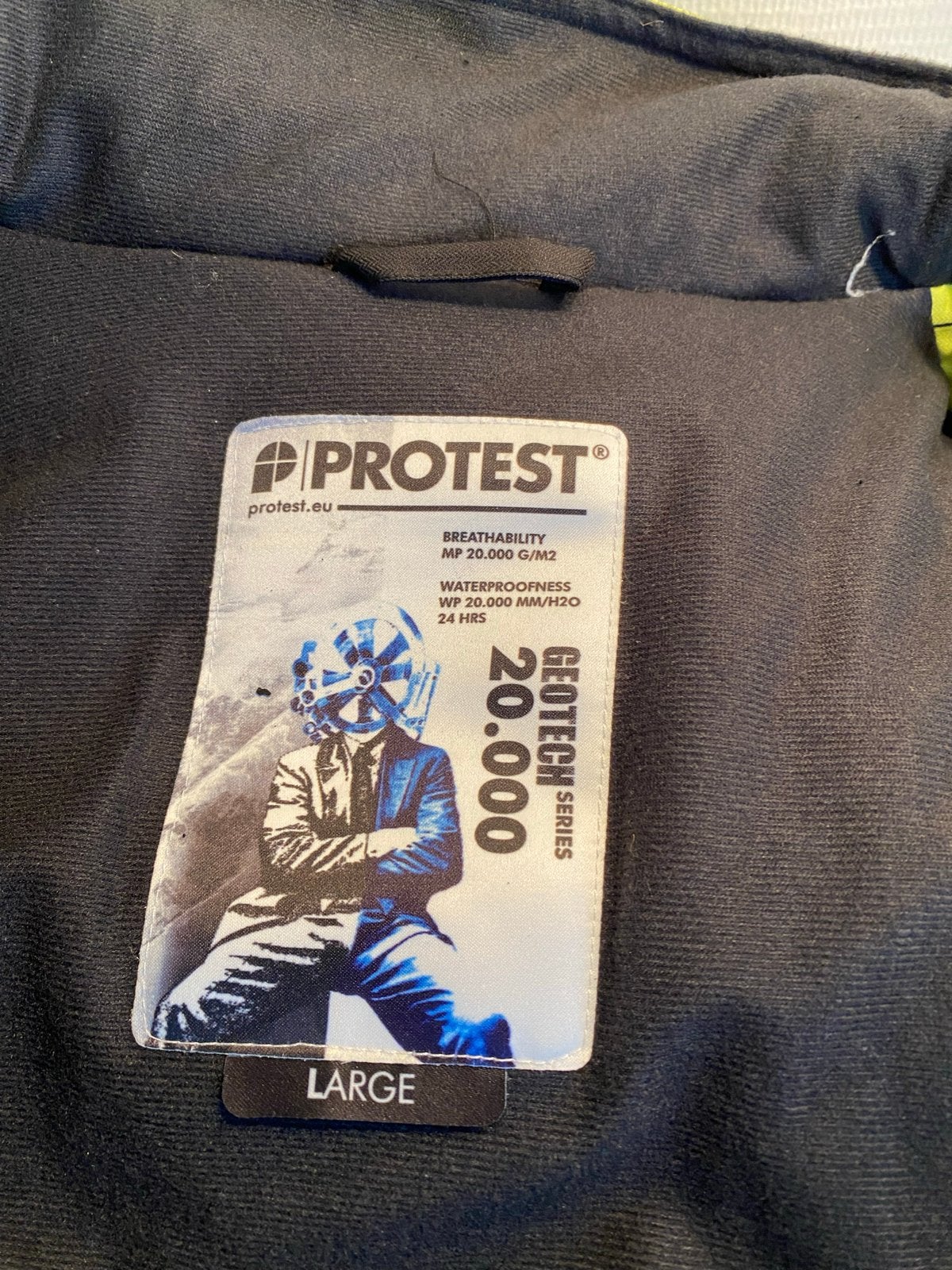 Protest Geotech Ski-jas Heren Maat L - Zo goed als nieuw, Ophalen of Verzenden, Zo goed als nieuw, Maat 52/54 (L), Jack