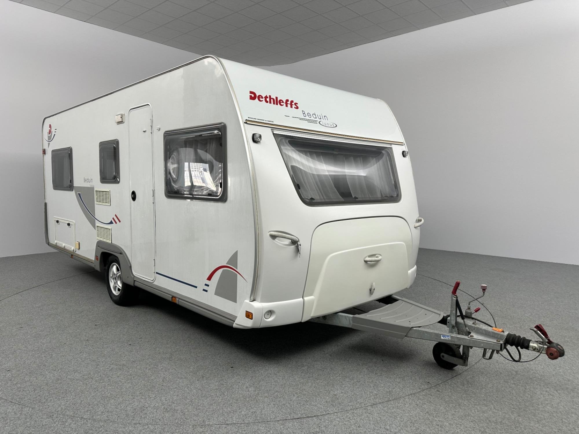 Dethleffs Beduin Luxes 510 V Dakairco Luifel ENKELE BEDDEN, Rondzit, Bedrijf, Dethleffs, 5 tot 6 meter