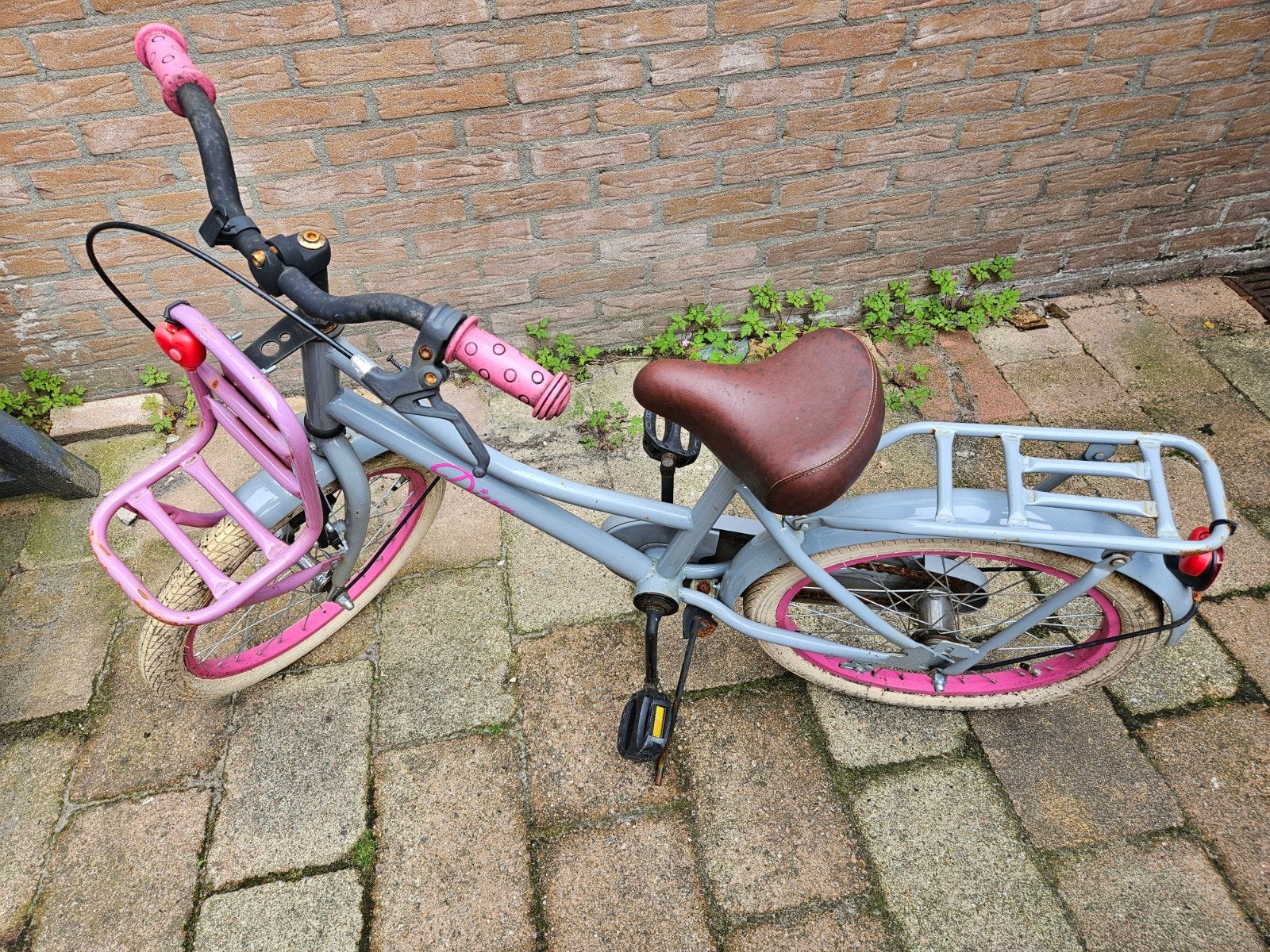 Kinderfiets Diva 18 inch, Fietsen en Brommers, Fietsen | Kinderfietsjes, Ophalen, Velgrem, Diva, 16 tot 20 inch