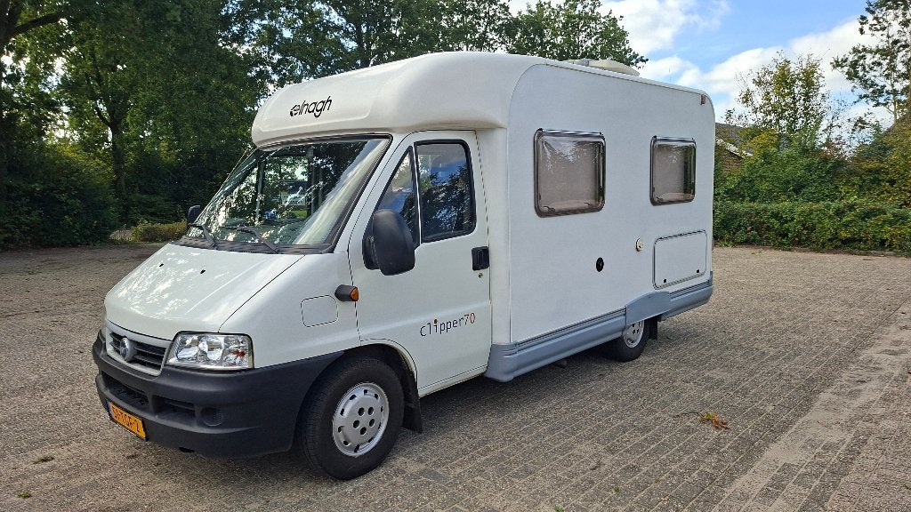Elnagh Clipper 70 – Compacte en complete camper, Caravans en Kamperen, Ringverwarming, Fiat, Tot en met 2, Particulier