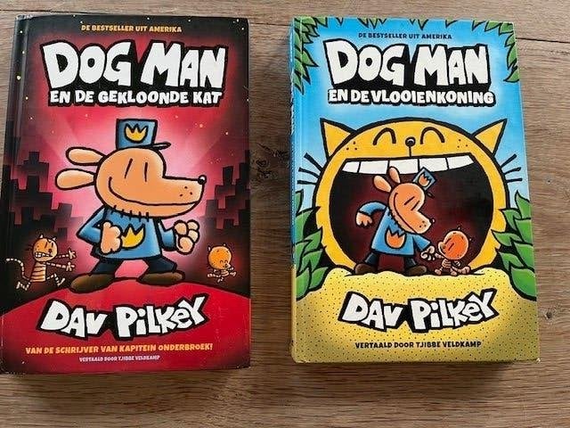 Dog Man boeken: de gekloonde kat en de vlooienkoning (NIEUW), Boeken, Ophalen, Fictie algemeen, Nieuw, Dav Pilkey