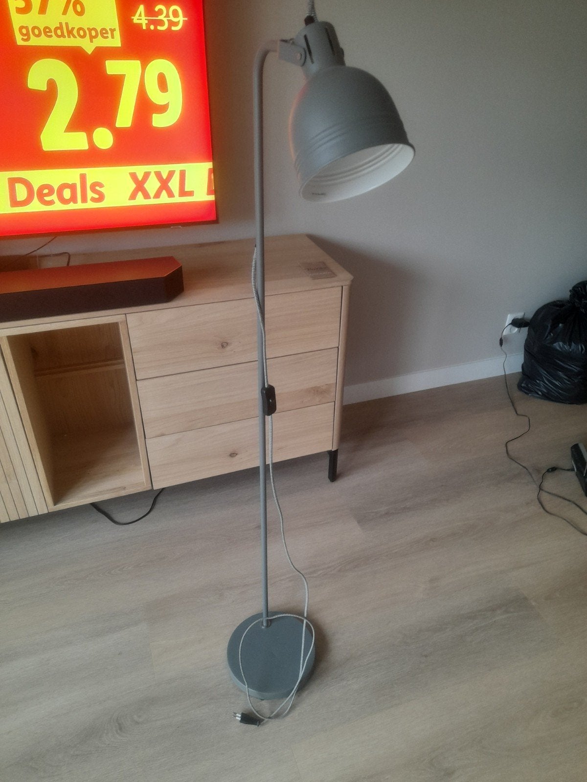 Leeslamp staand, Huis en Inrichting, Lampen | Vloerlampen, Ophalen, 150 tot 200 cm