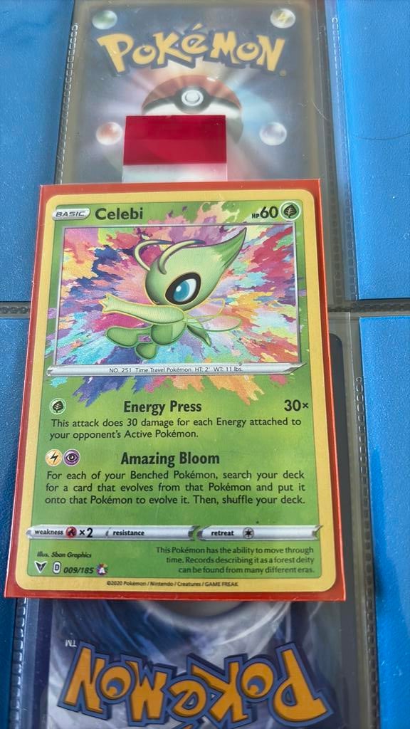 Celebi pokemon kaart, Ophalen of Verzenden, Zo goed als nieuw