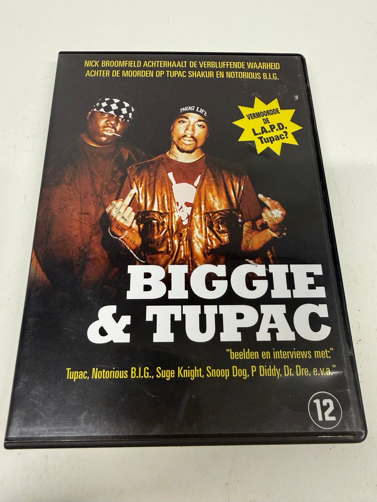Biggie & Tupac DVD, Oorlog of Misdaad, Nederlands, Ophalen of Verzenden, Vanaf 12 jaar