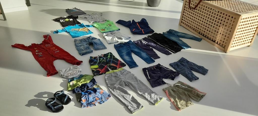 Zomerkleding pakket maat 92 jongens: Teva, Vingino, Cars, Gebruikt, Ophalen of Verzenden, Setje, Jongen