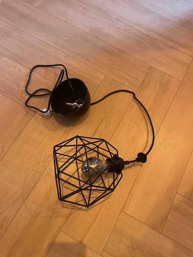 Ikea Hemma, brunsta lamp met bolletje., Ophalen of Verzenden, Zo goed als nieuw