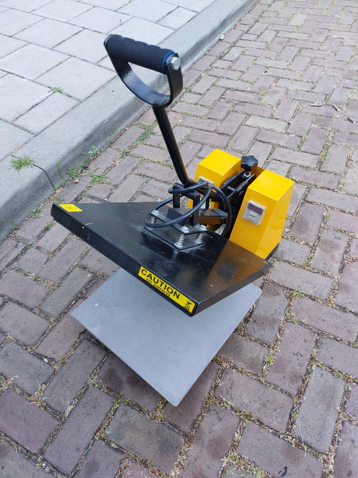 T-shirt transferpers machine - Helo24, Zwart, Gebruikt, Overige thema's, Machine