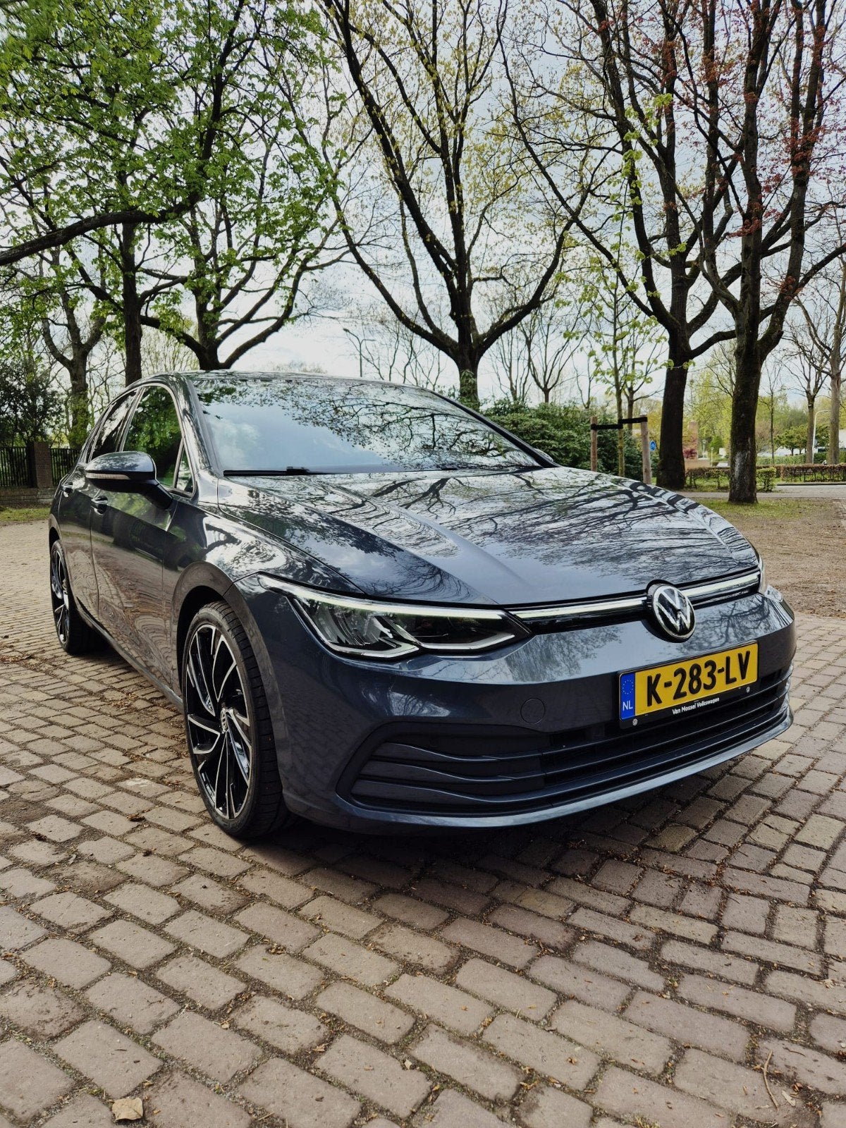 Volkswagen Golf 1.0 TSI 90pk 2021 Grijs FULL LED Golf 8, 1160 kg, Stof, Origineel Nederlands, Overige kleuren