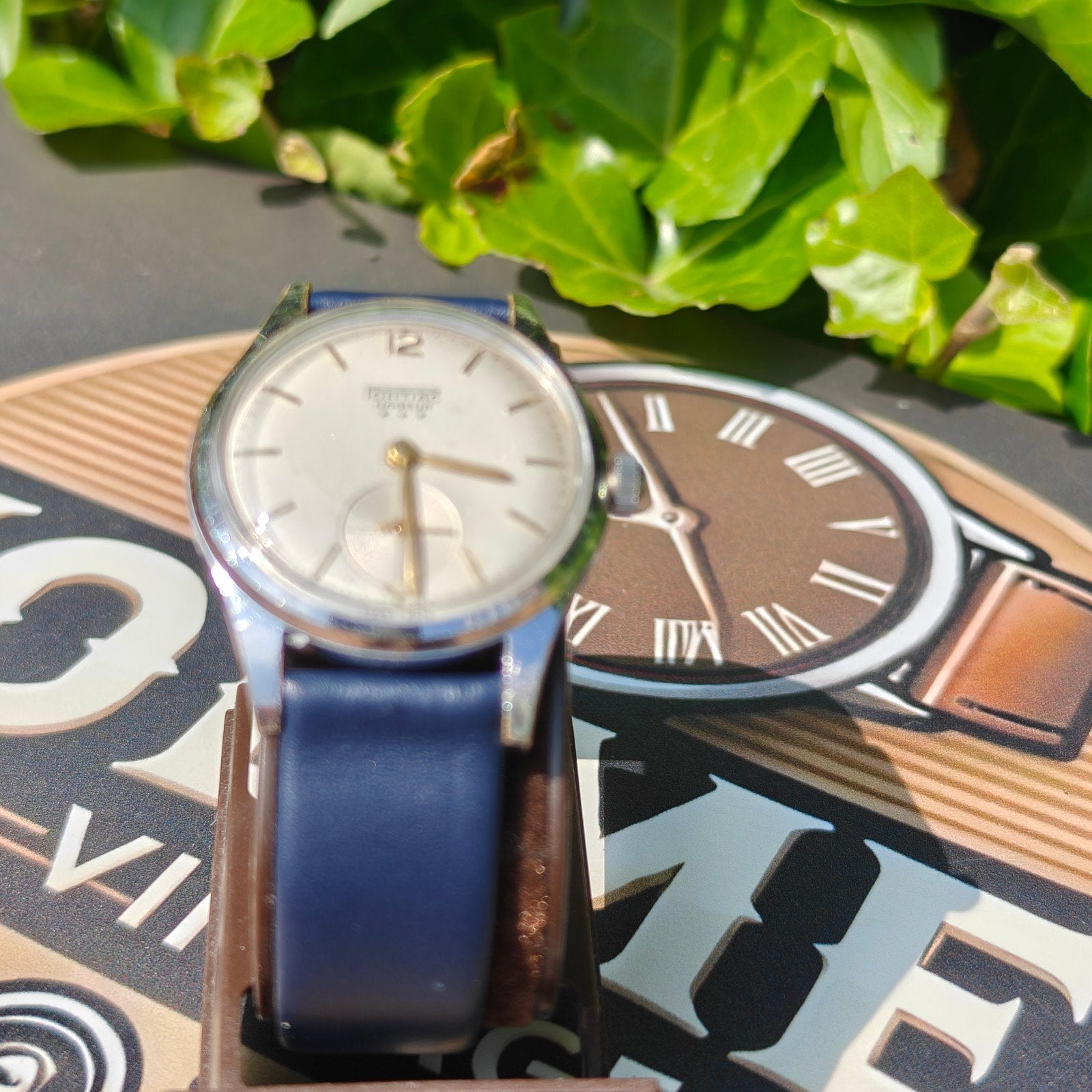 Pontiac Nageur, Sieraden, Tassen en Uiterlijk, Horloges | Antiek, Overige merken, Staal, 1960 of later, Ophalen of Verzenden