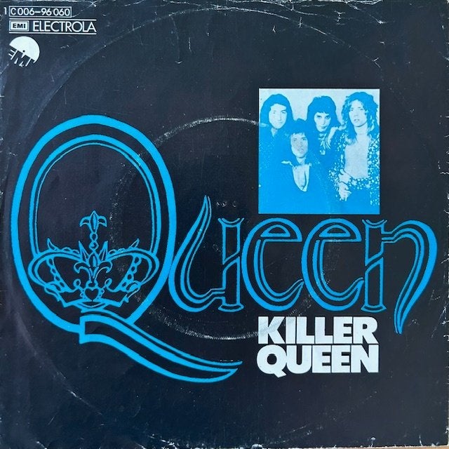 Queen - Killer Queen (Duitse persing), Gebruikt, Fotohoes, 7 inch, Single