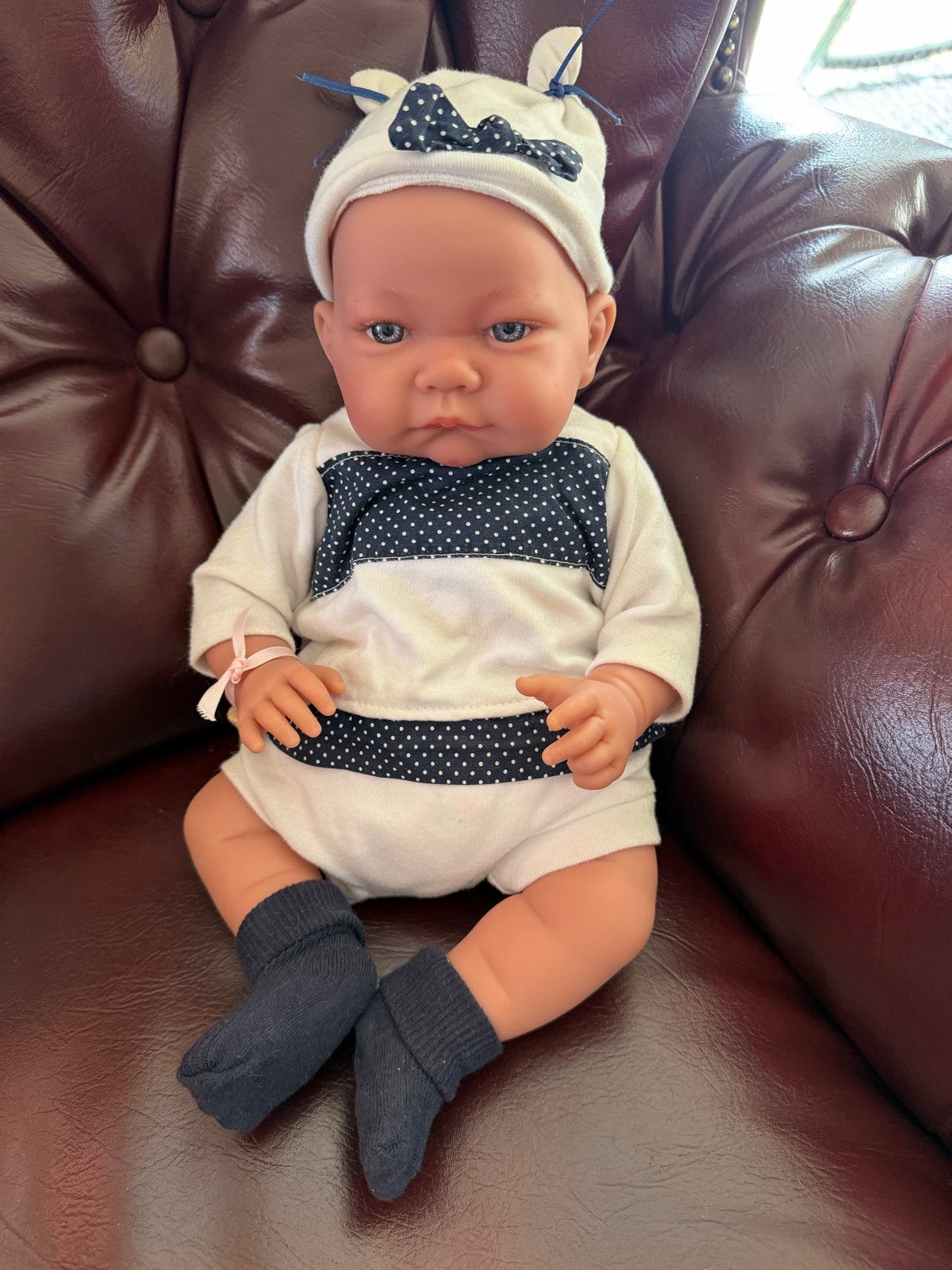 Realistische Babypop met Kleding en Accessoires, Ophalen, Zo goed als nieuw, Babypop
