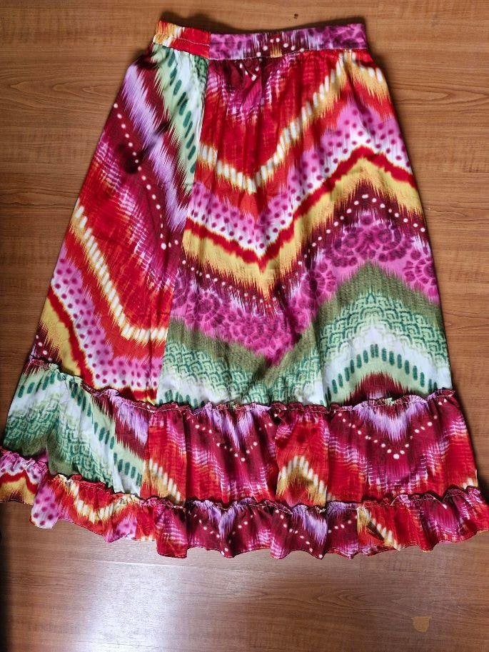 NIEUWE Meerkleurige dames rok maat M-L, Maat 38/40 (M), Meerkleurig, Nieuw, Ophalen of Verzenden