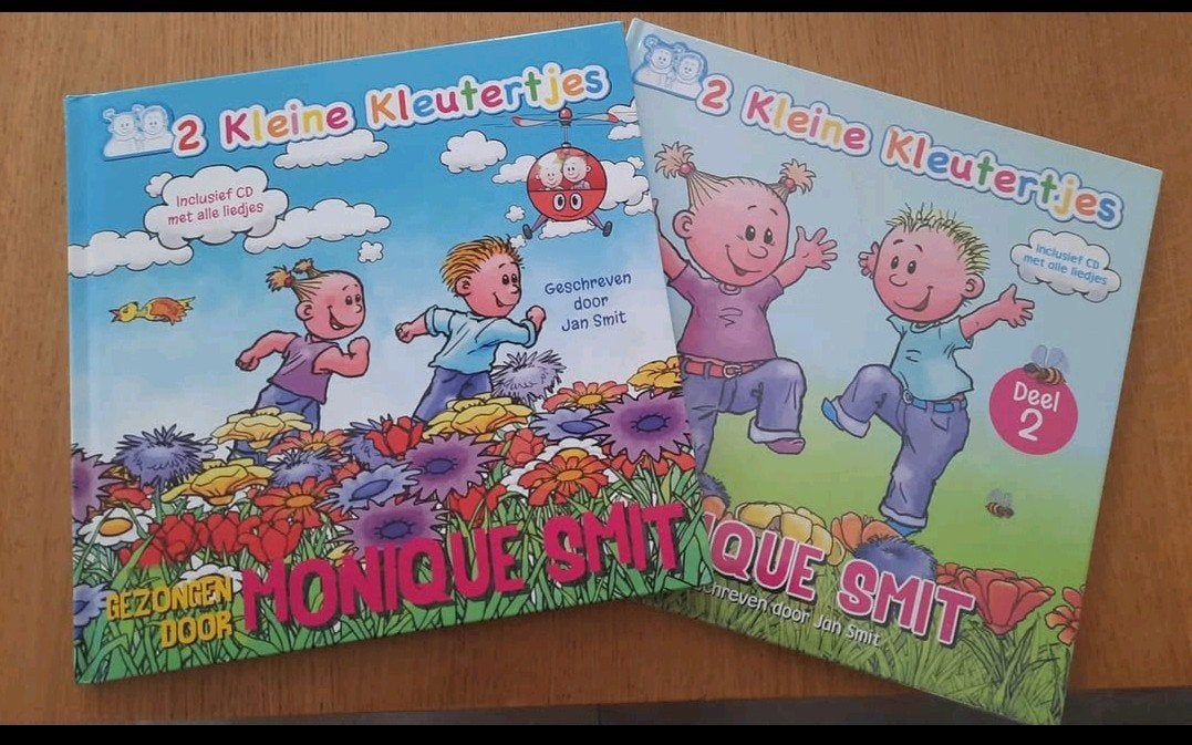 Deel 1 en 2 - '2 kleine kleutertjes', Gebruikt, Overige typen, Ophalen of Verzenden, 3 tot 5 jaar