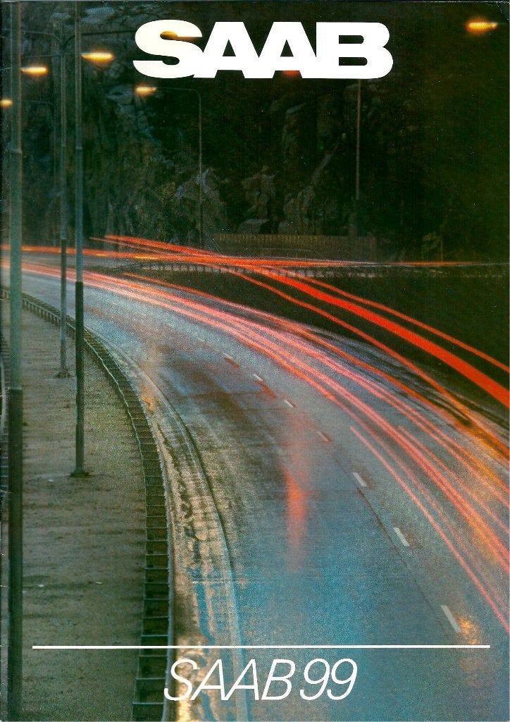 Brochure Saab 99 1982, Ophalen of Verzenden, Gelezen, Overige merken