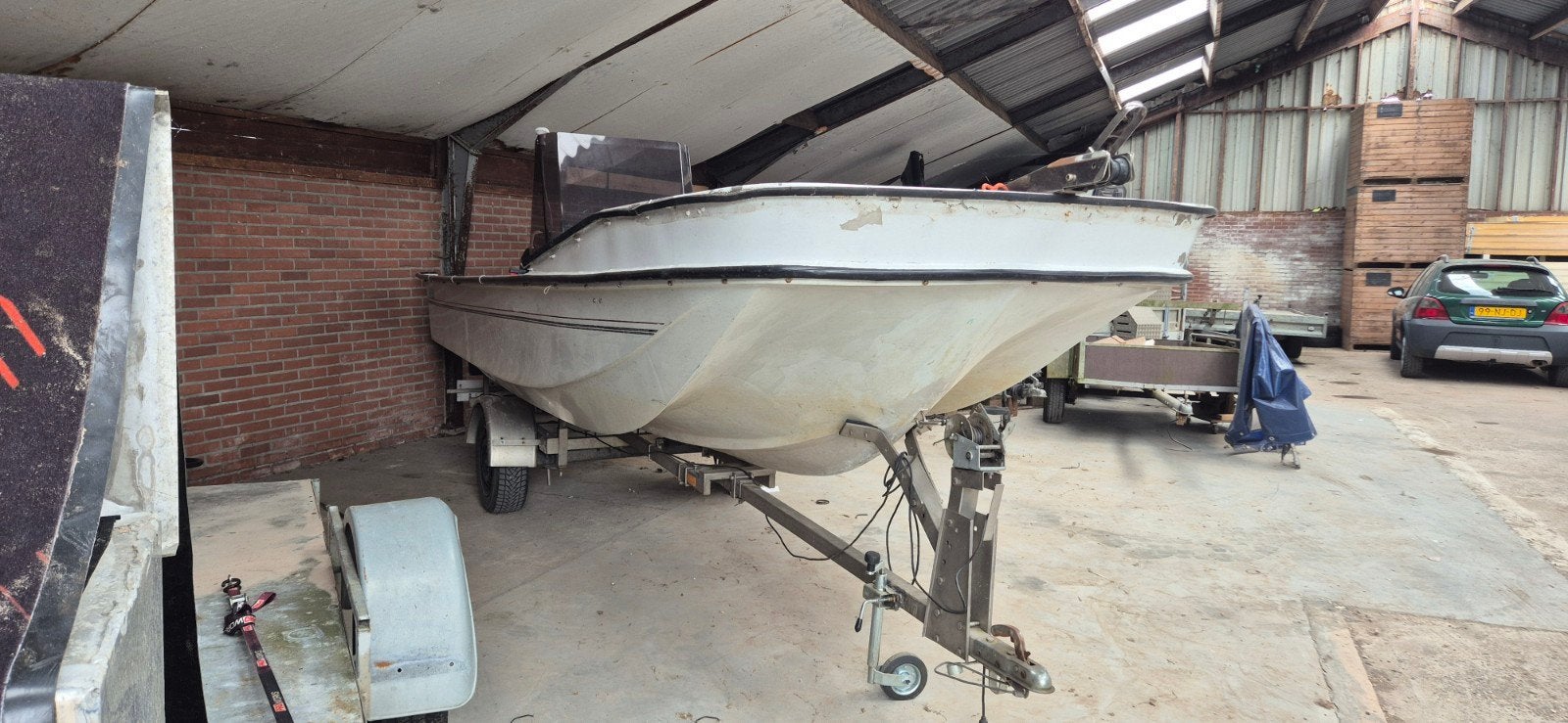 leuke ruime boot, Watersport en Boten, Ophalen, Gebruikt, 15 pk, Viertaktmotor